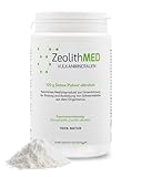 Zeolith MED Premium 120g Detox-Pulver, Medizinprodukt, ultrafeines 9µm hochreiner Zeolith-Klinoptilolith mit exponentiell mehr Oberfläche und Wirkung pro Gramm, Entgiftungskur, Apothekenqualität