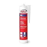 10x Alfa Silikon-Acryl Wasserfester Dichtstoff 310 ml dauerelastisches Dichtmittel überstreichbares Acryl