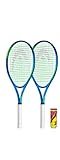 HEAD Ti Titanium Tennisschläger Twin Set inkl. Schutzhüllen und 3 Tennisbällen
