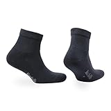 Norfolk 2 Paar Pack Unisex Extra Wide Knöchellang Fußboden Gepolstert Komfort Herren & Damen Socken Ideal für geschwollene Beine, Füße und Knöchel mit lockerem Oberteil Design, anthrazit, L