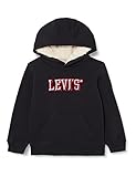 Levi's Kids  sherpa lined pullover hoodie Jungen Caviar 4 Jahre