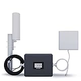 MOPHAMP Signalverstärker GSM 3G 4G LTE Triband 900/1800/2600MHz Band 8/3/1 Mobilfunkverstärker Kompatibel mit E-Plus, O2, T-Mobile, Vodafone