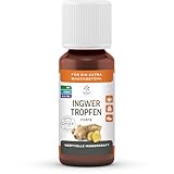 Original GINJER Ingwer Tropfen von Lemon Pharma, Bio und Vegan, 20 ml, Perfekt für Ingwer Shots und Tee