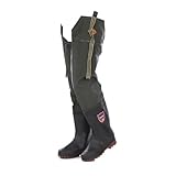 Watstiefel wasserdichte Hüft Watstiefel Für Männer Und Frauen, Hüftstiefel Für Angeln Und Jagen 80 cm Hoch, Hüftwaders rutschfest Und Robust(44 EU)