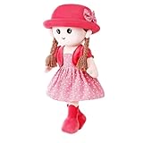 Mopp-Puppen für Mädchen - interaktives gepolstertes Tier, Softtoy | Prinzessin Geschichte mit abnehmbaren Kleidern, 35 cm große Puppe für kreative Spiele, liebevolle Umarmungen und faszinierendes