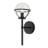 Außenleuchte Wandfackel Wandleuchte Lampe Hauswandleuchte, Wetterfest Stahl Glas