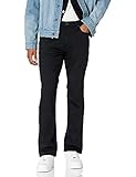 Amazon Essentials Herren Bootcut-Jeans mit schmaler Passform, Schwarz, 34W / 32L