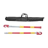 Abschleppstange 8T Tragfähigkeit - Abschleppstange für Pkw und Anhängerkupplung - Universell für Kfz, SUV, LKW, Geländewagen - Pannenhilfe