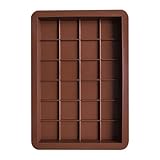 Chocolate Mold, Silicone Chocolate Mold, Non-Stick Candy Mold, Chocolate Making Mold, Chocolate Mold, Reusable Chocolate Mold, 24 Grid Chocolate Mold, Food-Grade Chocolate Mold,