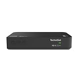 TechniSat HD-S 224+ - Kompakter HD-Satelliten Receiver mit HD+ Senderpaket für 6 Monate (DVB-S2, Timeshift-Funktion, HDMI, USB Mediaplayer, 7-Tage EPG, 12 Voltbetrieb, Fernbedienung) schwarz