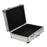 NOLITOY Aluminium Werkzeugkoffer mit Zahlenschloss Praktische Kleine Aufbewahrungsbox für Handwerkzeuge Korrosionsbeständig Kompakt Sicherer Mini Werkzeug Organizer