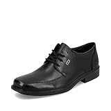 Rieker Herren Businessschuhe B0013, Männer Schnürschuhe,Office,büro,Freizeit,Schnuerschuhe,Schnuerer,straßenschuhe,schwarz (00),43 EU / 9 UK