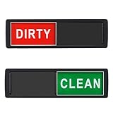 Waschmagnet – sauber und sauber – Aufkleber für Küchengeräte, starkes magnetisches Etikett | Organizer zur Erinnerung an Dia-Indikatoren, System mit widerstehenden Klebstoffen