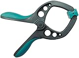 wolfcraft FZ 60 Federzwinge 3631000 / Kleine Klemme zum Fixieren des Werkstücks mit einer Spannweite von 60 mm/Bedienung mit nur einer Hand möglich