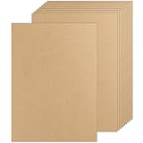 Acidea MDF-Holzplatte zum Basteln, A3-2 mm dicke MDF-Platten, 42 x 30 cm, mitteldichte Faserplatte, unlackiertes Holz, Masonitplatte, leere Hartfaserplatten, Spanplatten für Heimwerker, Malerei,