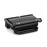 Tefal OptiGrill+ XL, Intelligenter Kontaktgrill, Perfekte Ergebnisse, Erneuerte Kochstufenanzeige, Keine Überwachung, 9 automatische Programme, Pflegeleicht, XL, Gesundes Grillen, 2000 Watt, GC727810