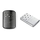 Zippo Handwärmer 60001470, Matte Black, None & Handwarmer High Polish Chrome 12 Hours, 12h