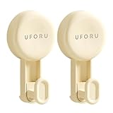 Genérico Wandhaken mit Saugnapf, Duschhaken mit Saugnapf | 2 Luffa-Halter, wasserdichter Handtuchhaken mit Vakuum-Saugung, keine Beschädigungen, Duschaufhänger, rostfrei