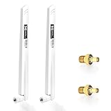 5G LTE Antenne Signal Gain 18DBI Signalverstärker SMA / TS9 Stecker Omnidirektionale WLAN-Antenne,600-6000MHz für 3G/4G/5G/GSM/GPRS Router IoT-Gateway Smart Home, Weiß