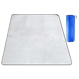Folien Isomatte Camping, Alu Isomatte Schaummatten Schlafmatte Für Camping 200 X 200 cm Schlafmatte, Isoliermatte Isolierdecke Faltbare Zeltmatte Bodenmatte Thermomatte Thermodecke Matte