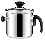 Tescoma doppelwandiger Simmertopf mit Deckel und Überdruckventil, induktionsgeeignet, Ø 16 cm, 2l