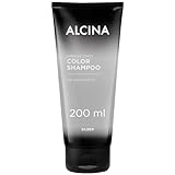 ALCINA Color-Shampoo Silber, 1 x 200 ml - farbschützendes Pflegeshampoo für hell-blondes und silbernes Haar - Glanz und Pflege für coloriertes und gesträhntes Haar