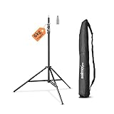 Walimex pro Lichtstativ WT-806 bis 256 cm Höhe, Blitzstativ...