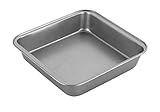 Chef Aid Kuchenform, 20x20 cm, antihaftend, quadratisch, Karbonstahl, mit gleichmäßiger Hitzeverteilung, ideal für alle Kuchenarten & perfekt für traditionelle Ofengerichte wie Lasagne, Schäferpastete