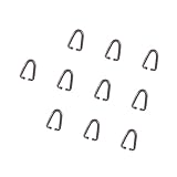 Tendparts 10 Stück 222157 6023-710-30 Klinge zu Aufhänger, kompatibel mit Ford Schlegelmäher 907 917