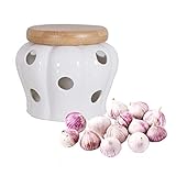 Holdyfine Knoblauch Aufbewahrung Keramik knoblauchdose...