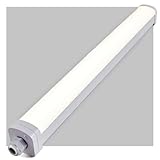 LEZOE LED Feuchtraumleuchte IP66 120CM, 30W 4200Lumen (140Lm/W) LED Deckenleuchte Röhre, IP66 Wasserfest Deckenlampe Wannenleuchte für Bad Feuchtraum Lager Keller Garage Werkstatt Küche Büro 4000K