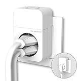 REV Steckdosenadapter COMBINI - Stecker/Steckdose mit Schalter & praktischem Kombi-Stecksystem - ideal zum Stromsparen, 1-fach, weiß