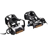 Heimtrainer-Pedale – Universeller Ersatz für Spin-Fahrrad, verstellbare Pedalgurte | Rutschsichere Fahrradpedale für Heimfitnessstudios, Indoor-Trainingsteile