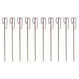 10x Stabilo Absperrleinenhalter | Absperrhalter | Leinenhalter | Laterneneisen Halter | 1250x12 mm | 10 Stück