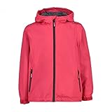 CMP Mädchen Regenjacke Aus Reißfestem Polyester Für Kinder Jacket, Erdbeere, 152 EU