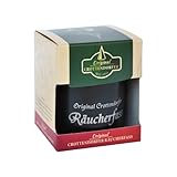 Crottendorfer Räucherfass mit Räucherkerzenhalter & 20 Räucherkerzen - Duft: Bunte Mischung - Größe der Räucherkerzen: M