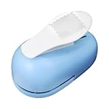 Motivlocher Briefmarke – Bastelstanzer | 2,5cm Stanzgröße | Robuster Hebelmechnismus | Präzise Briefmarkenform Schnitt | Scrapbooking Werkzeug | Für Karten Basteln DIY Kinder Schule