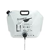 Generisch 2 Stck. Camping Wasser Container Tasche - 8L Faltbare Wasserkanister Wassersack Mit H-AHN,Tasche Für Outdoor Camping Grill,Wandern Und Die Wasserspeicherung