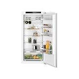 SIEMENS KI41RADD1 iQ500, Einbau-Kühlschrank, 122,5 x 56 cm Nische, 204 L, Made in Germany, sehr Leise, hyperFresh Box, längere Frische, LED-Beleuchtung, superCooling, autoAirflow, Flachscharnier