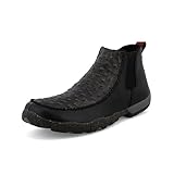 Twisted X Herren Chelsea Driving Moc, Moc Toe mit Zellsohle, 10,2 cm, Schwarzer Strauß, 44 EU