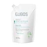 Eubos | Dusch & Creme Nachfüllbeutel | 400ml | für normale bis trockene Haut | Hautverträglichkeit dermatologisch bestätigt