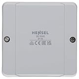 Hensel DE9320 Kabelabzweigkasten Feuchtraumdose IP 55 bis 2,5 qmm 3phasig, 4 qmm 1phasig, ohne Klemme