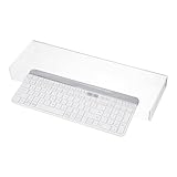 Levemolo Tastatur Staubschutz Acryl Transparente Tastaturhülle für Desktop und Home Office 104/87 Tasten Waschbare Schutzabdeckung 475X150X48Mm