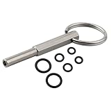 Wlinfetity Ovalkopfschrauben Kaffeemaschine Reparaturwerkzeug Kompatibel mit Krups, Orchestro & Siciliana Maschinen, Edelstahl Sicherheitsschlüssel mit 6 Gummiringen