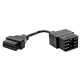 Melchior Auto OBD II Kabel für 17 Pin Bis 16 Pin Buchse Diagnose Stecker für 17 Pin OBDII Adapter