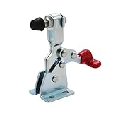 KOMBIUDA Schnellspann kniehebelspanner Horizontal Metallklemme Handwerkzeug Robuste Halteklammer für Fahrzeugbau Schweiß Montagearbeiten Kompakt Schnell Verriegelnd Vielseitig Einsetzbar