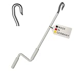 BAUHELD® Markisenkurbel mit Fleischer-Haken [Made in...