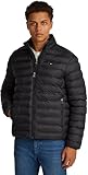 Tommy Hilfiger Core MW0MW39990 Herren Jacke, verstaubar, recycelt, Schwarz, Größe L, Schwarz (Schwarz), L