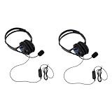 TINEASUR 2st Kopfhörer Gaming-ohrhörer Computermikrofon -Streaming-mikrofon Business-Headset Kabel-Headset Gaming-Headset Ohrpolster Aus Memory-Schaum Profi-mikrofon Plastik