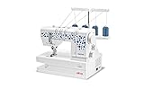 Elna Freiarm Coverlock Nähmaschine Modell easycover - 2/3 Nadelmaschine